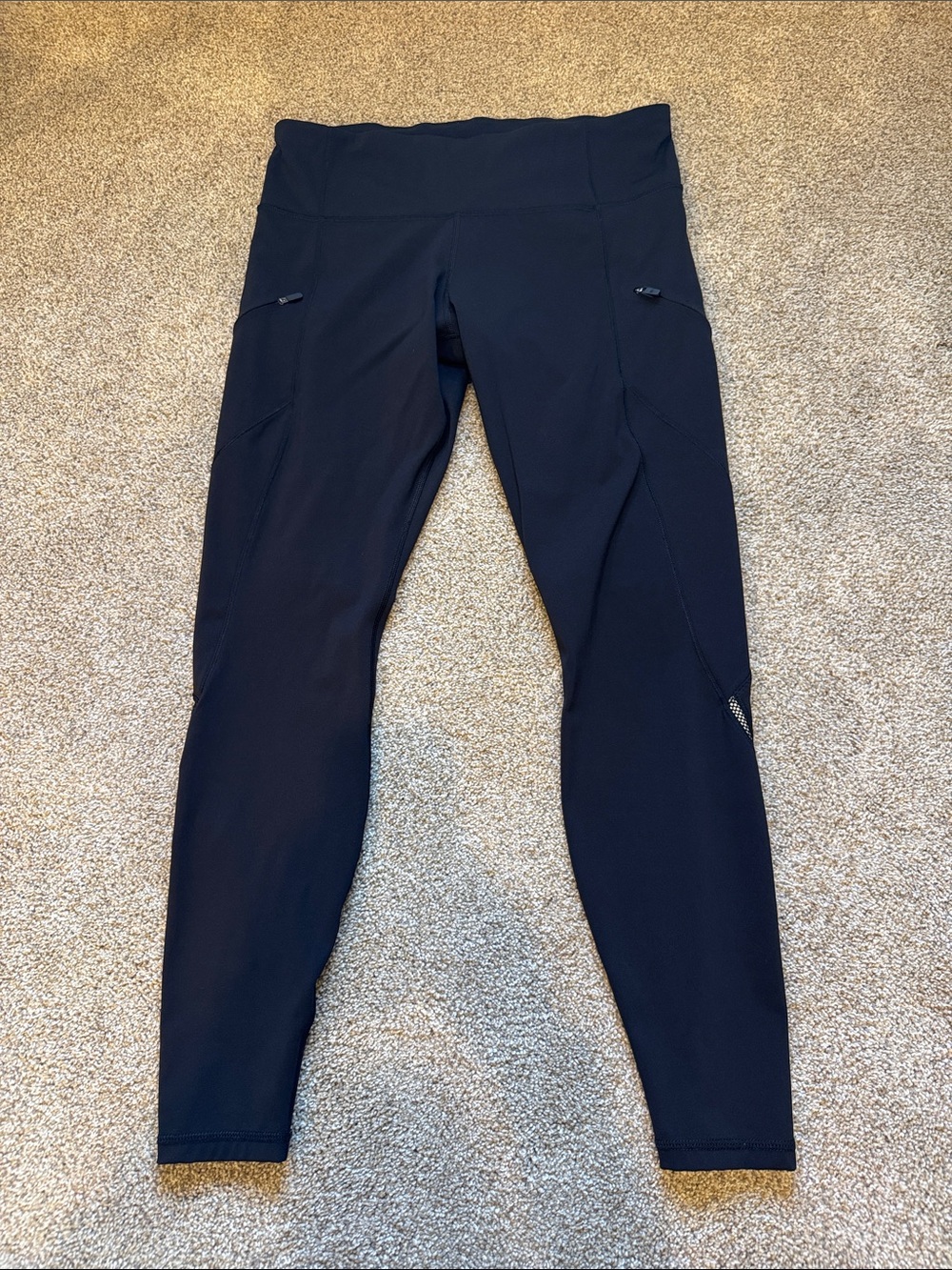lululemon athletica Black High-Rise Performance Leggings with Side Pockets